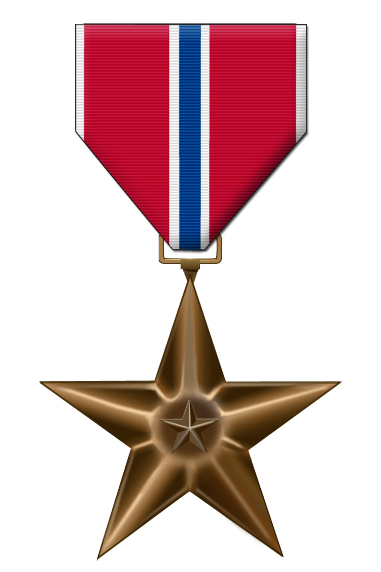 Bronze Star. Illustrated by Virginia Reyes of the Air Force News Agency. Bronze Star Medal was authorized by Executive Order 9419 dated Feb. 4, 1944, retroactive to Dec. 7, 1941. and later amended on Aug. 24, 1962, to expand the authorization to include those serving with friendly forces. It is awarded to any person who, while serving in any capacity in or with the military of the United States after Dec. 6, 1941, distinguished himself or herself by heroic or meritorious achievement or service, not involving participation in aerial flight, while engaged in an action against an enemy of the United States; while engaged in military operations involving conflict with an opposing foreign force; or while serving with friendly foreign forces engaged in an armed conflict against an opposing armed force in which the United States is not a belligerent party.