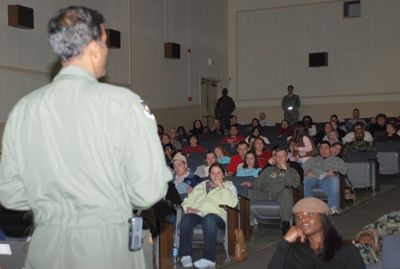 Base residents address housing, safety concerns with base commander at