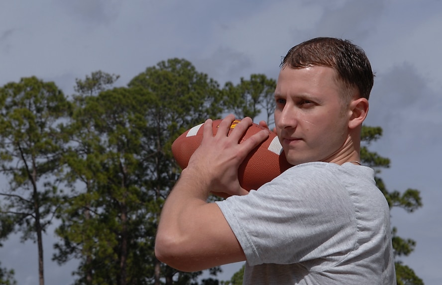 MOODY AIR FORCE BASE, Ga. -- Staff Sgt. Bradley Thye is fit to fight. (U.S. Air Force photo by Airman 1st Class Brittany Barker)