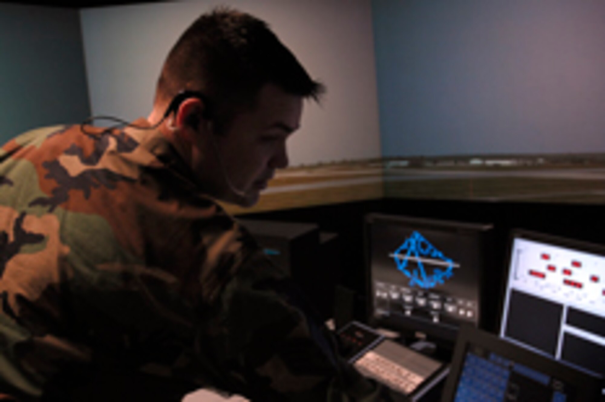 Staff Sgt. Benton Spencer, air traffic control tower watch supervisor, was nominated for the Liberty spotlight by his chain of command because he epitomizes the he epitomizes the core value of "Excellence in all we do." (U.S. Air Force photo by Airman Perry Aston)