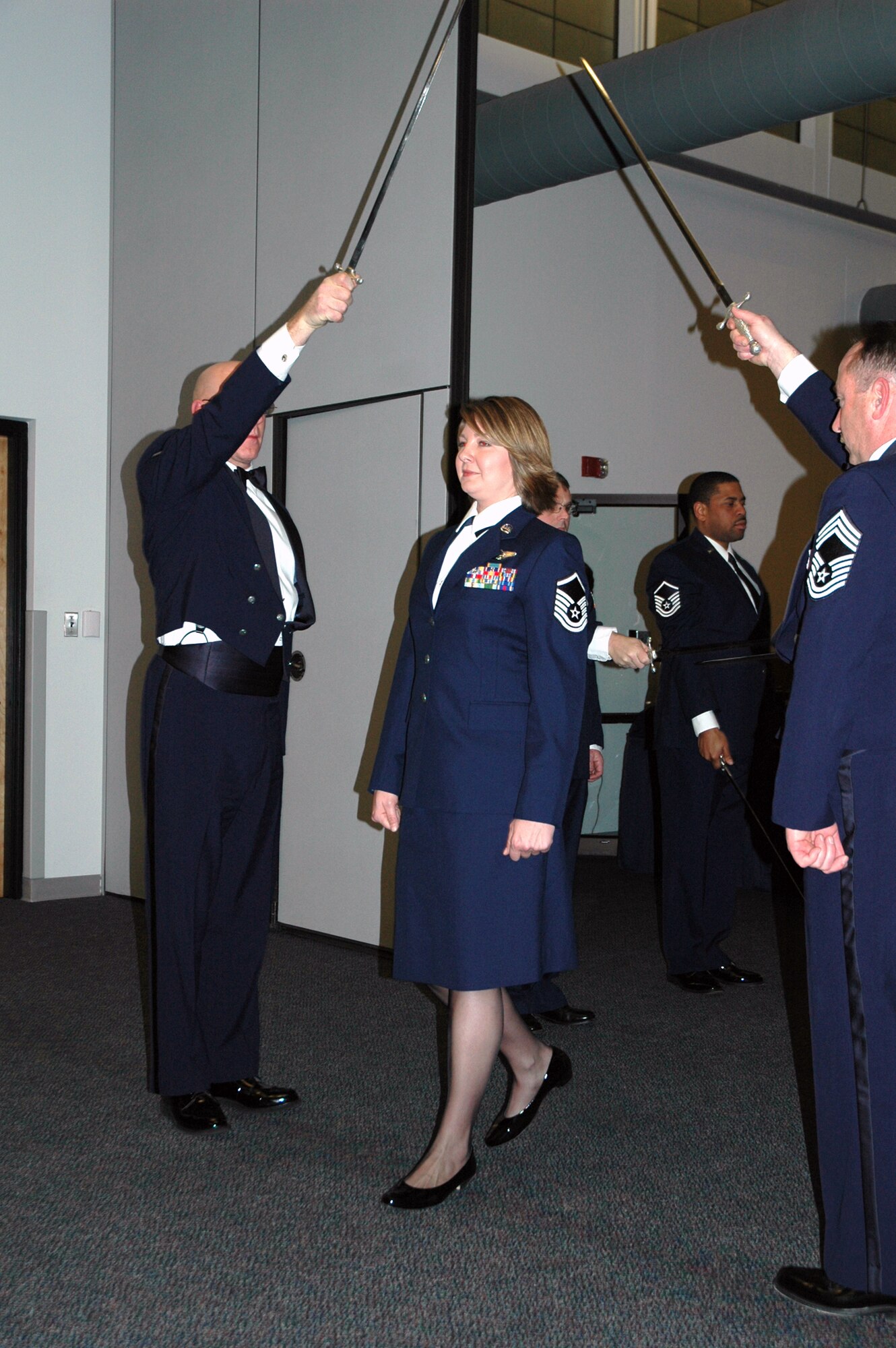 The Air Force Reserve's 512th Airlift Wing inducted 20 senior NCOs at an induction ceremony Feb. 2 at The Landings at Dover Air Force Base, Del. (U.S. Air Force photo\Senior Airman Andria J. Allmond)