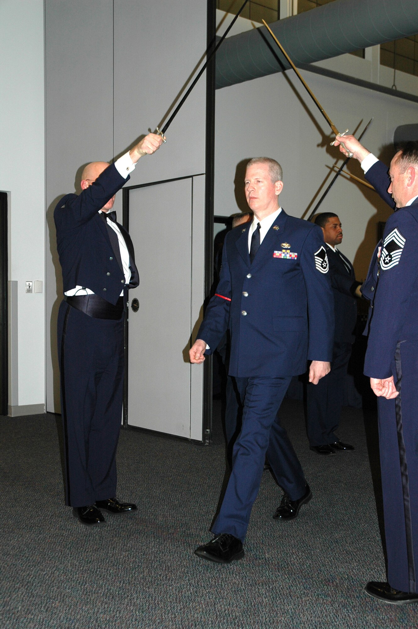 The Air Force Reserve's 512th Airlift Wing inducted 20 senior NCOs at an induction ceremony Feb. 2 at The Landings at Dover Air Force Base, Del. (U.S. Air Force photo\Senior Airman Andria J. Allmond)