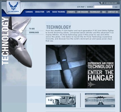 air force online training website