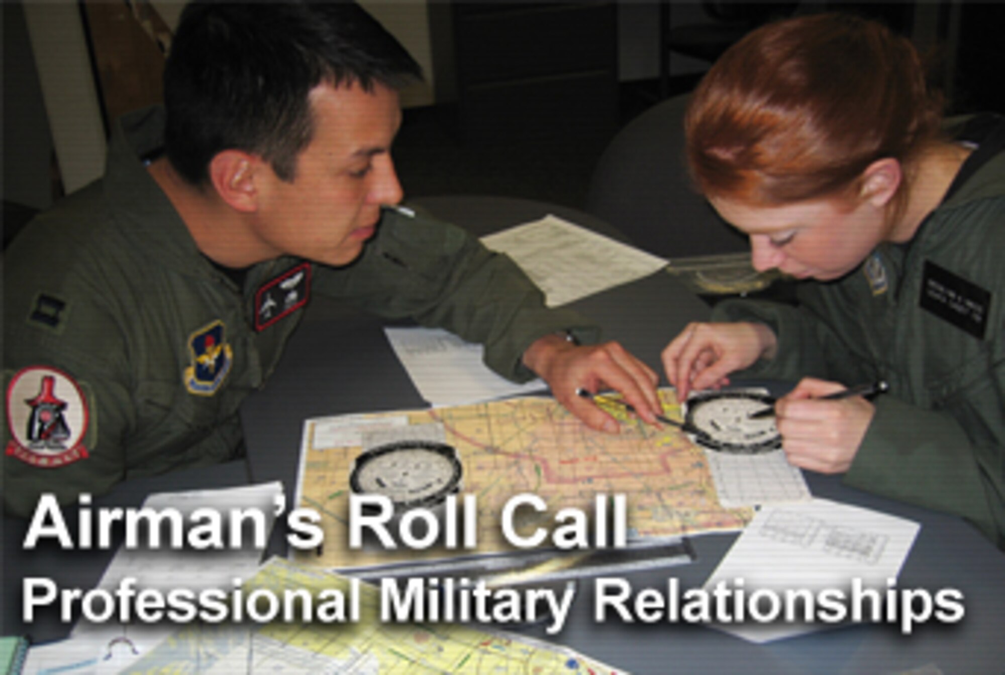This week's Airman's Roll Call focuses on professional military relationships in the Air Force. (U.S. Air Force graphic/Mike Carabajal) 
