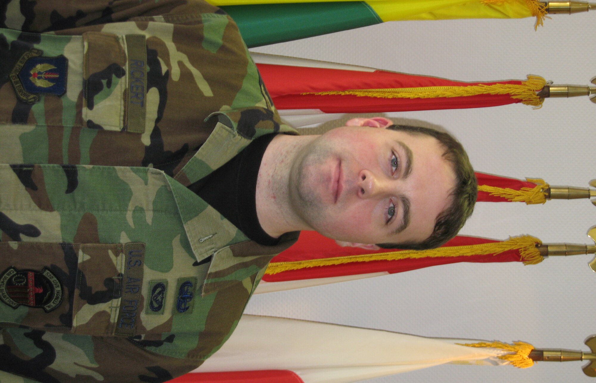SPANGDAHLEM AIR BASE, Germany -- Staff Sgt. Joshua K. Rickert, 52nd Civil Engineer Squadron NCOIC of explosive ordnance disposal training, has been named the 52nd Fighter Wing's Top Saber Performer for the week of Feb. 8-14. (U.S. Air Force photo/Staff Sgt. Tammie Moore)