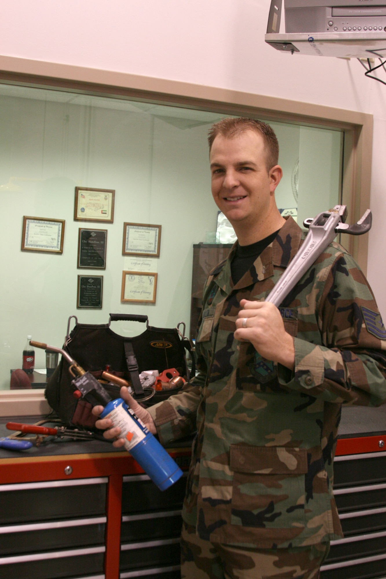 Clay Hamilton is an Arkansas state employee and a technical sergeant in the Arkansas National Guard's 189th Civil Engineering Squadron.