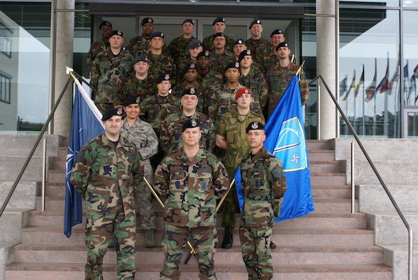 NATO military police provide security for 600 people assigned to Allied Air Component Command Headquarters Ramstein. (Courtesy Photo)               

