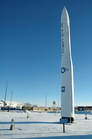 A Minuteman III missile is on display at the Malmstrom Museum Air Park. The air park showcases more than 10 preserved aircraft, vehicles and weapons systems near the 2nd Avenue N. gate. The museum is open Monday to Friday from 10 a.m. to 4 p.m. (U.S. Air Force photo/Airman 1st Class Dillon White)