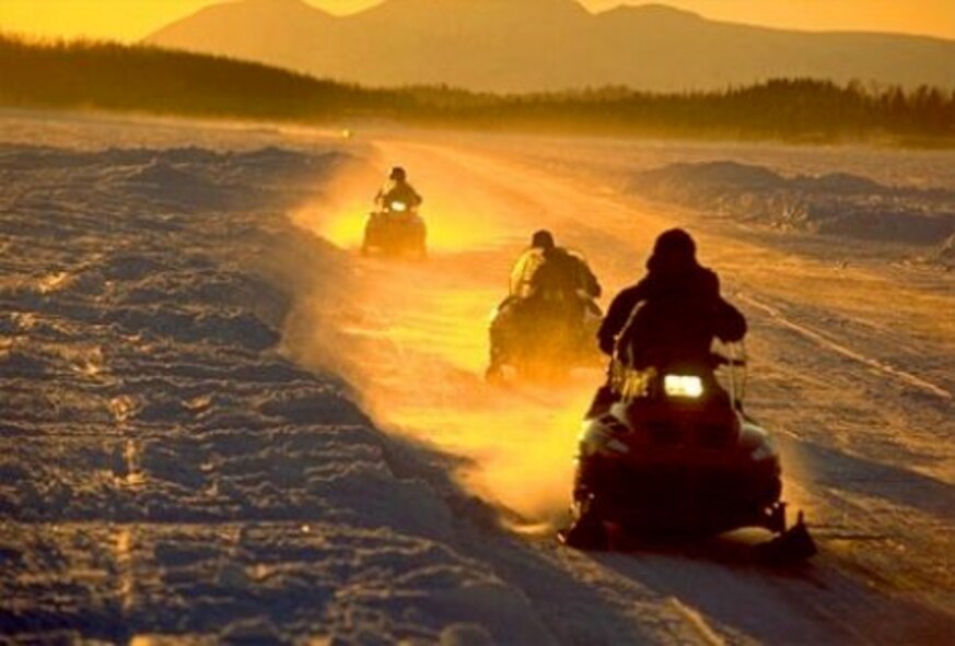 MINOT AIR FORCE BASE, N.D. -- Snowmachines can be fun and relaxing, as long as safety is top priority. (courtesy photo)