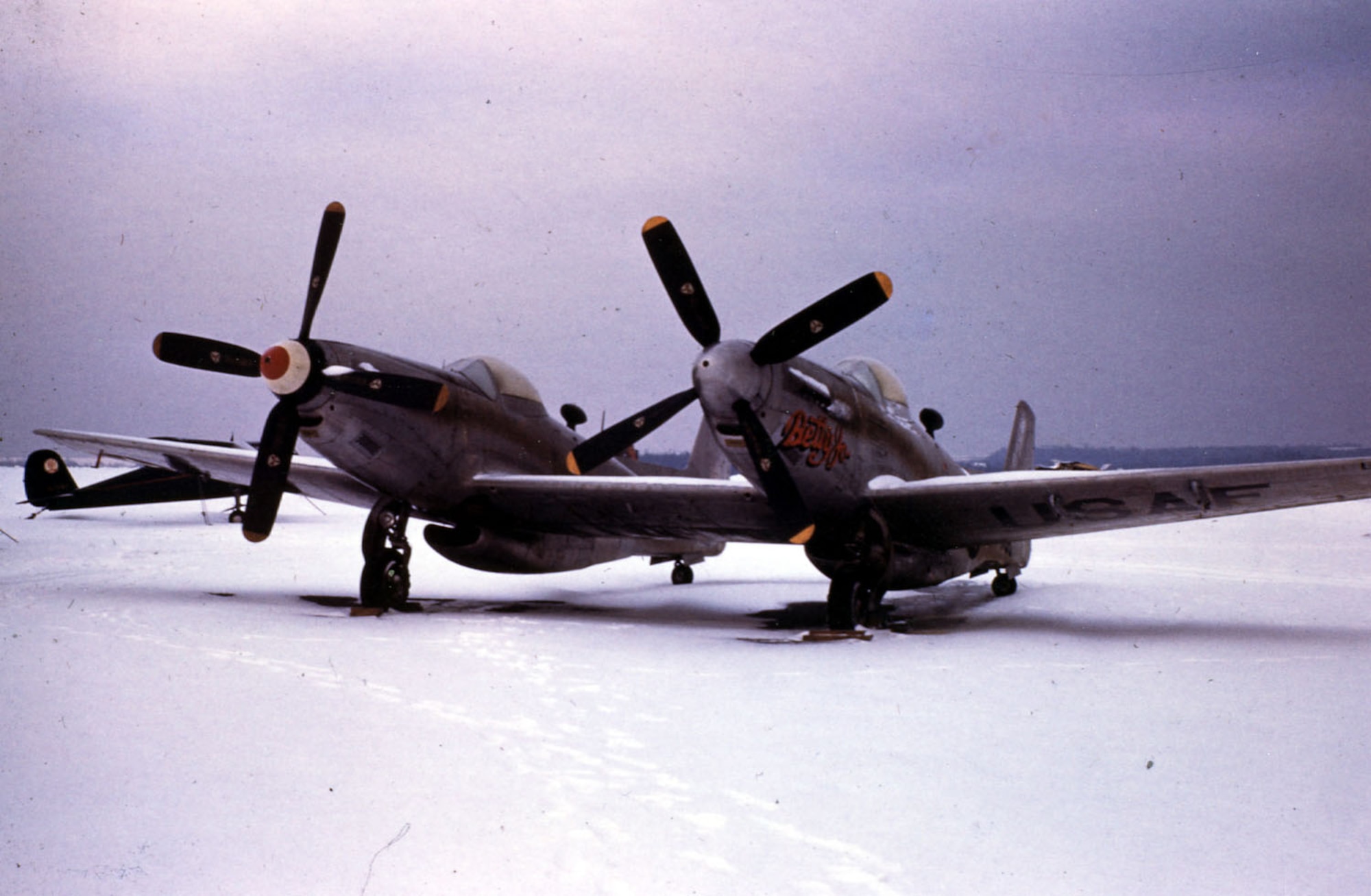 North American F-82B "Betty Jo" (S/N 44-65168). (U.S. Air Force photo)