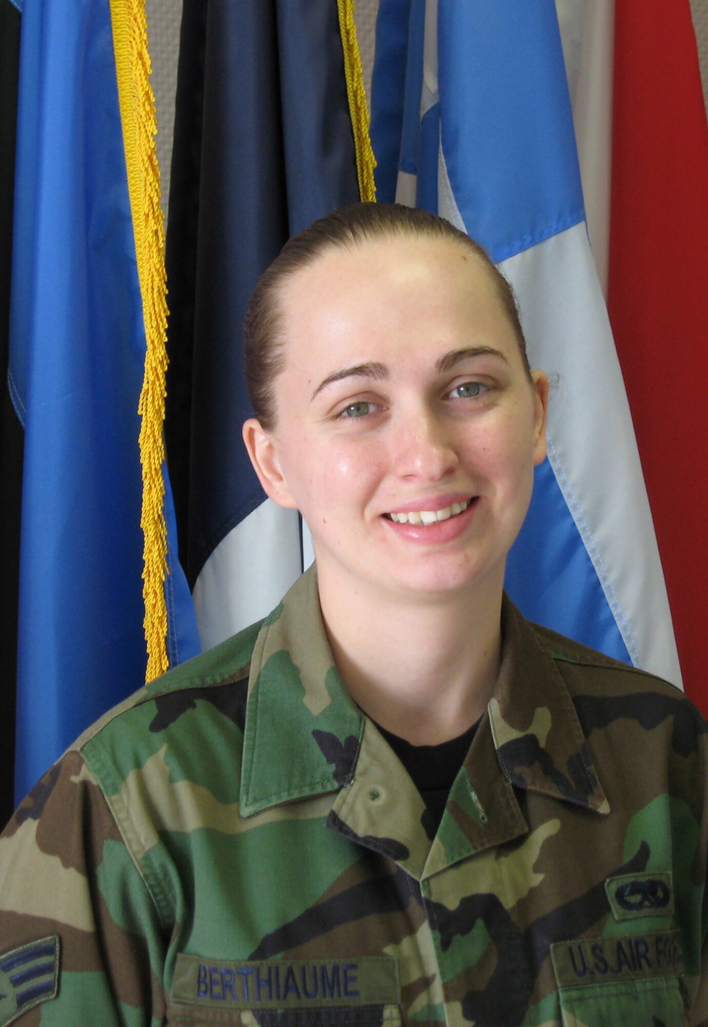 SPANGDAHLEM AIR BASE, Germany -- Senior Airman Diane C. Berthiaume, 52nd Component Maintenance Squadron Avionics Flight support section technician, has been named the 52nd Fighter Wing's Top Saber Performer for the week of Feb. 22-28. (U.S. Air Force photo/Staff Sgt. Tammie Moore)