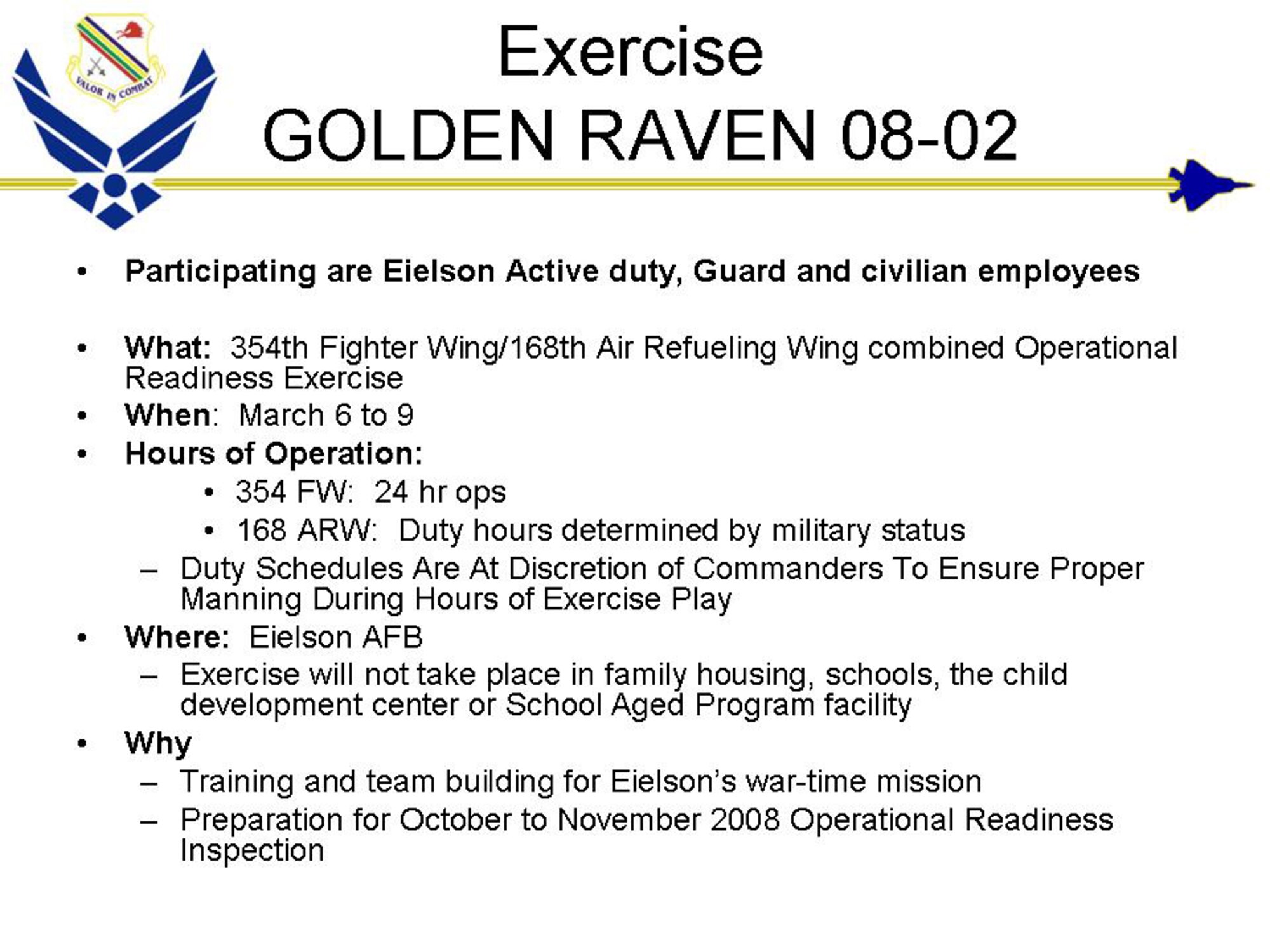 ORE Golden Raven 08-02 info