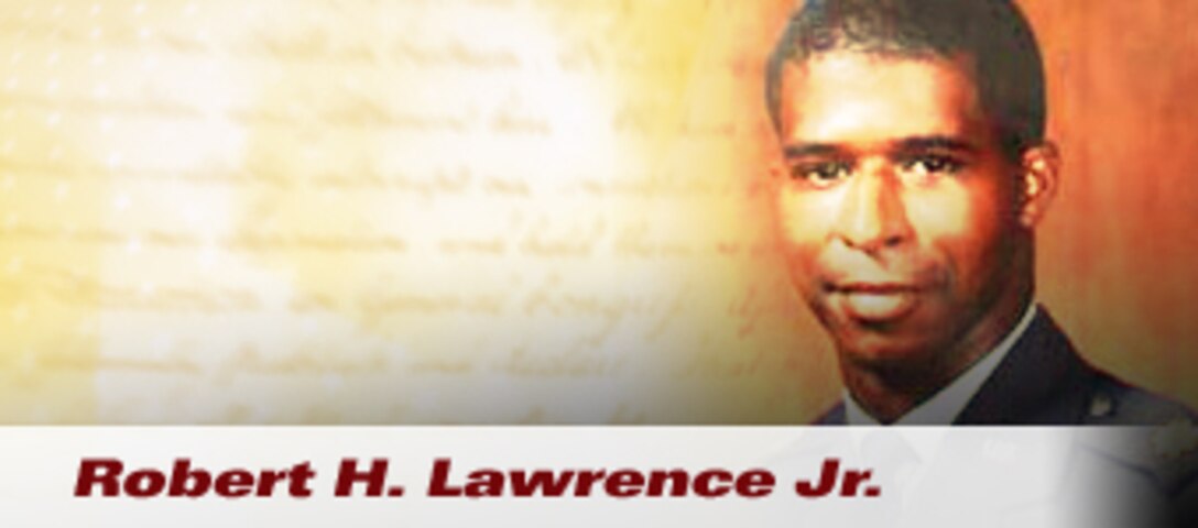 Maj. Robert Lawrence, the first African-American astronaut. (Photo illustration/Mike Carabajal) 