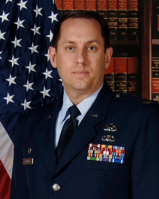 Maj. William Fischer 22nd Mission Support Squadron commander