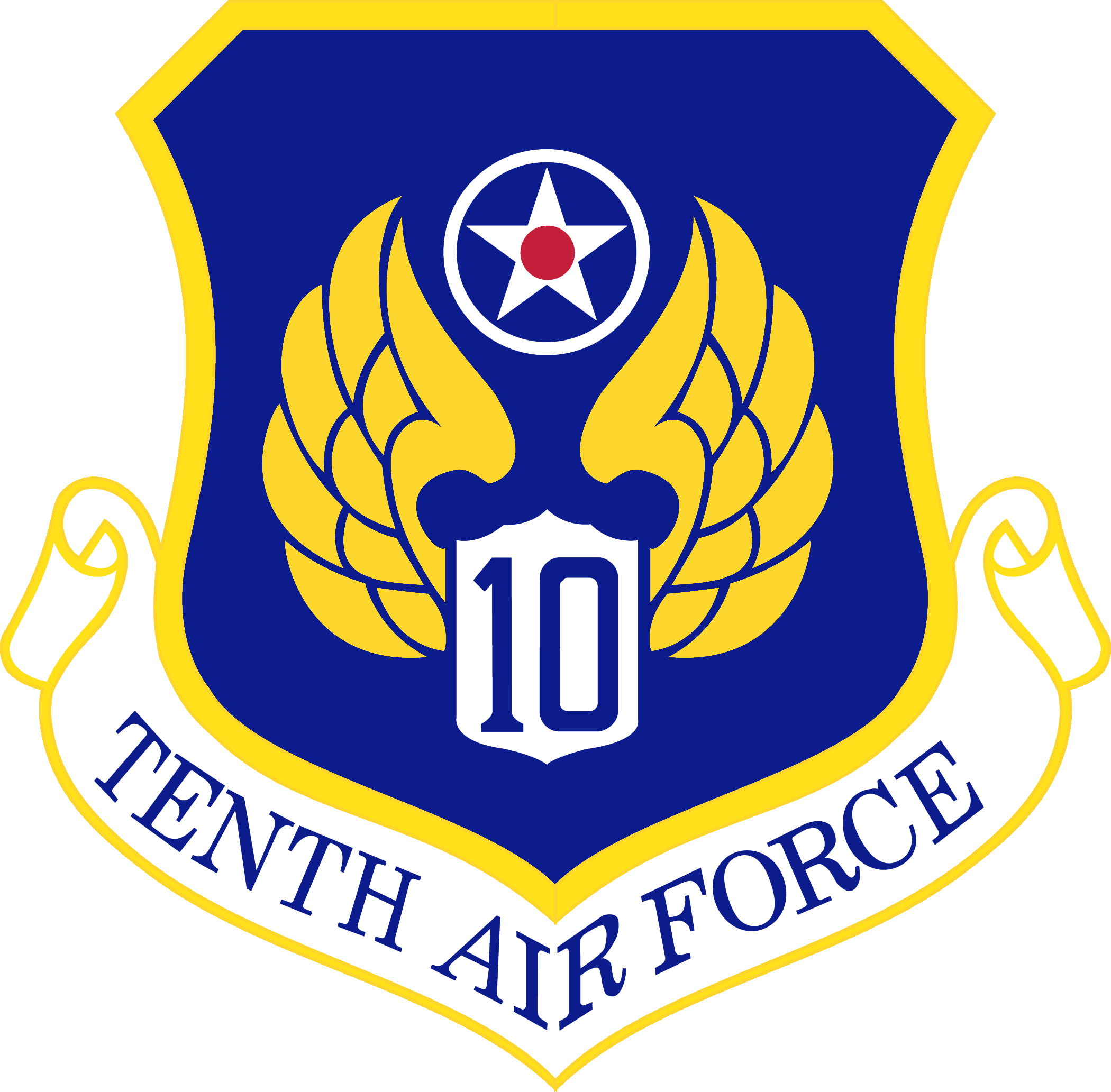 10th Air Force Shield (Color)