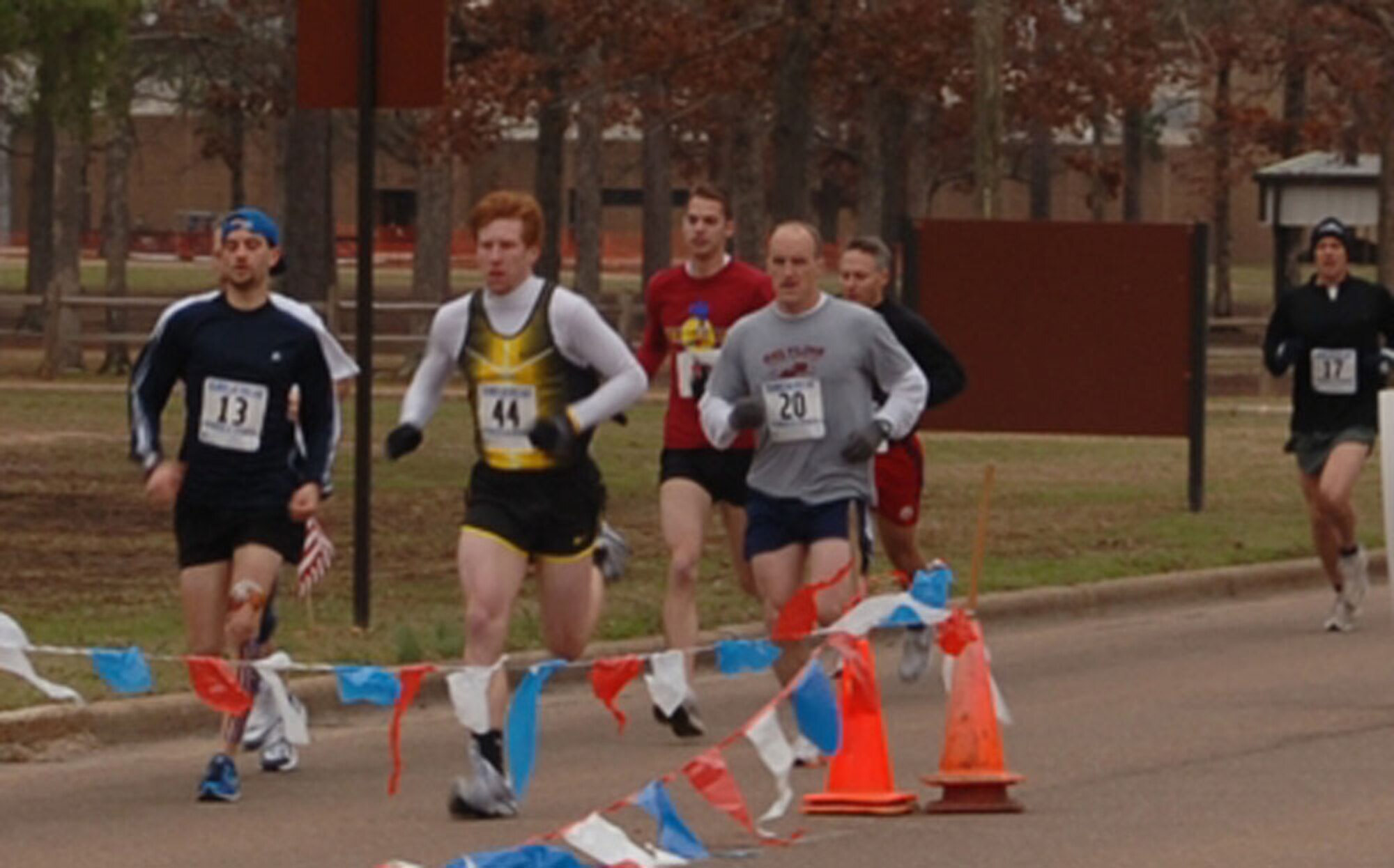 More than 100 participants took part in the BLAZE Race Feb 23. Runners were able to take part in a 10k or 5k run. (U.S. Air Force photo by Elizabeth Owens)