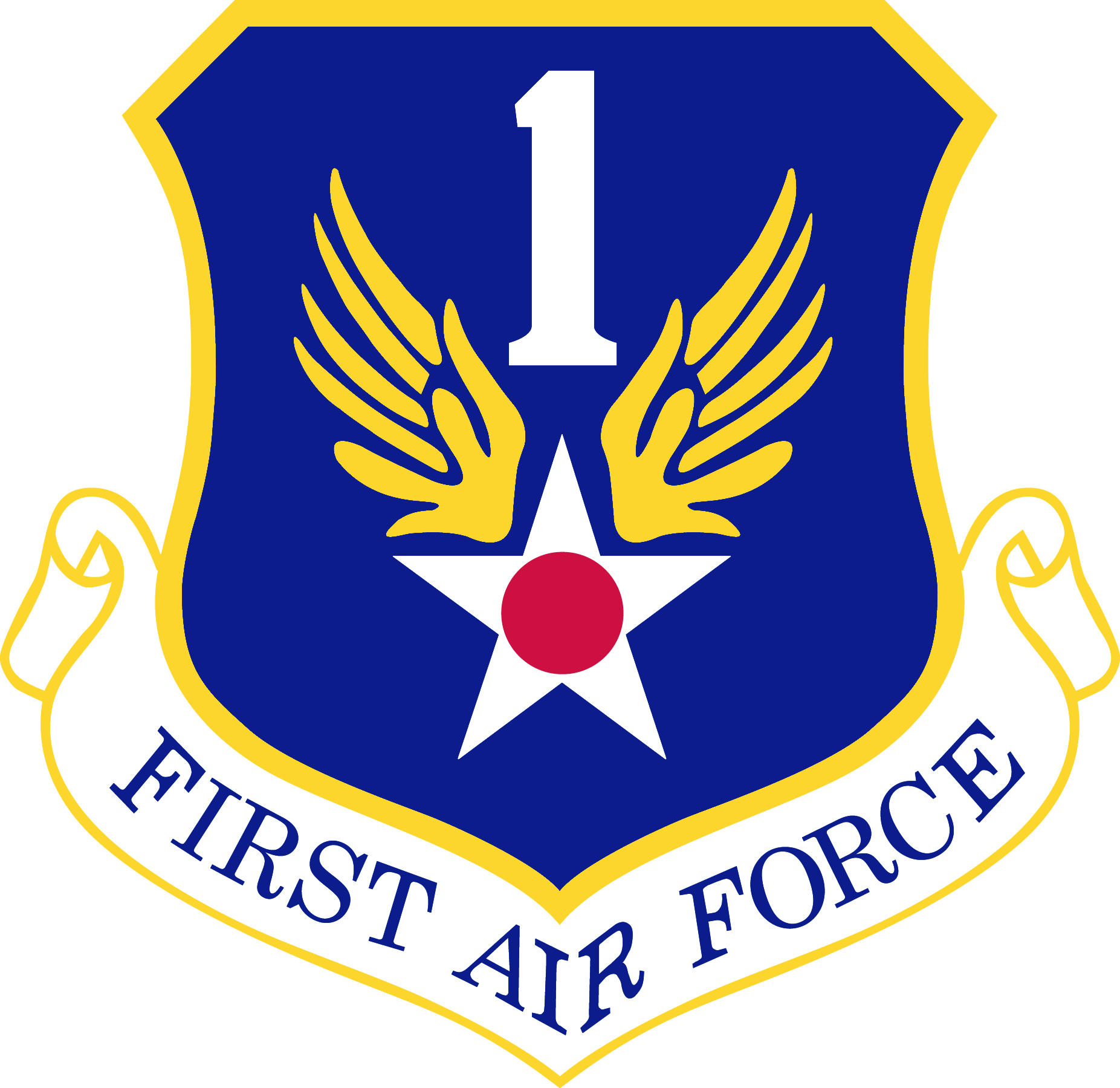 1st Air Force Shield (Color)