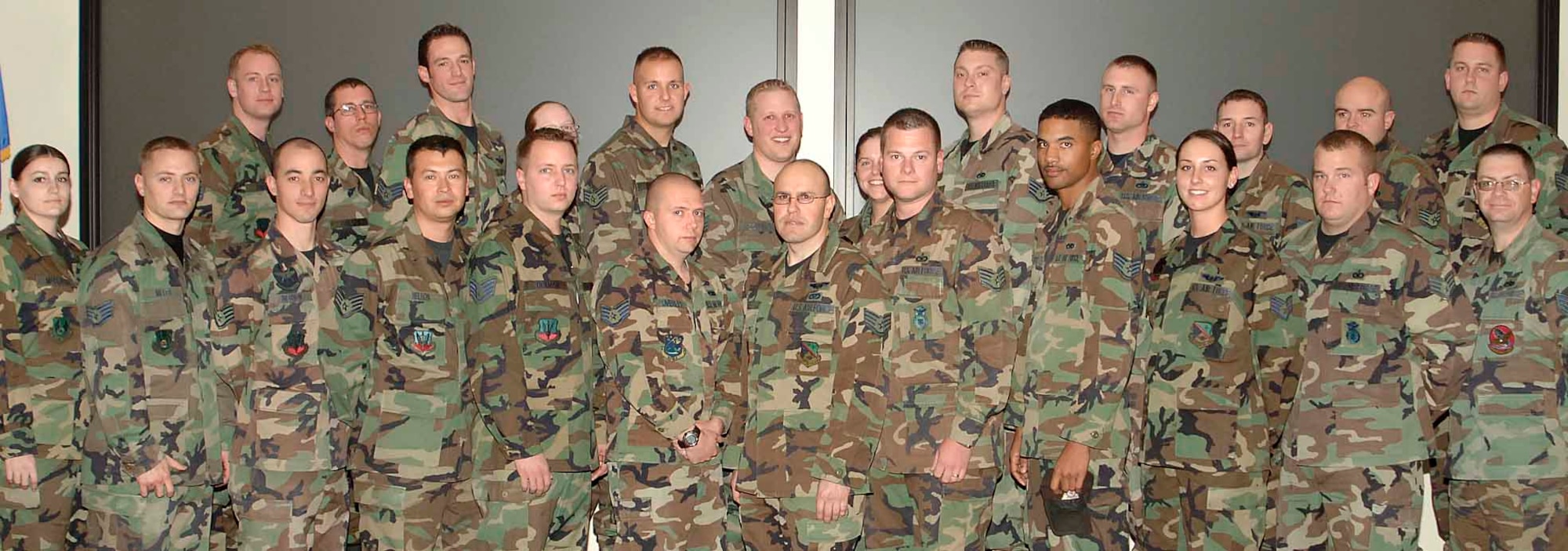 First Tinker Non-commissioned Officer Professional Enhancement Seminar for 2008.  The seminar ran 11-14 Feb at the General Hill Conference Center.  The attendees received 29 hours of briefings on Discipline, Air Force Ethics and Core Values, Team Building and Motivation, Career Progression, Counseling and Mentoring, Resource Management, Education Initiatives, Training Management, Expeditionary Air Force, Military Professional Writing and Enlisted Force Structure.  In the seminar we had attendees from the 72nd ABW, 552nd ACW, 507th ARW, and tenant units.  It ended with a certificate presentation and closing remarks from Chief Master Sgt. Eric Harmon, 72nd ABW Command Chief.  (Air Force photo)