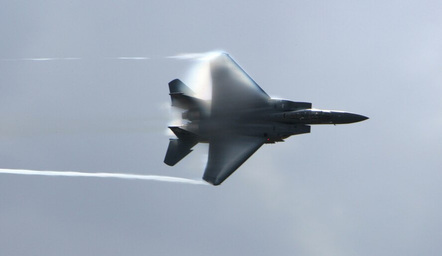 F-15 Strike Eagles around the world, including those at Air Education and Training Command's Tyndall AFB, Fla., began flying again Jan. 9, nearly two months after one of those fighter jets broke a part in the sky. (U.S. Marine Corps photo by Lance Cpl. Kelly R. Chase) (Released)