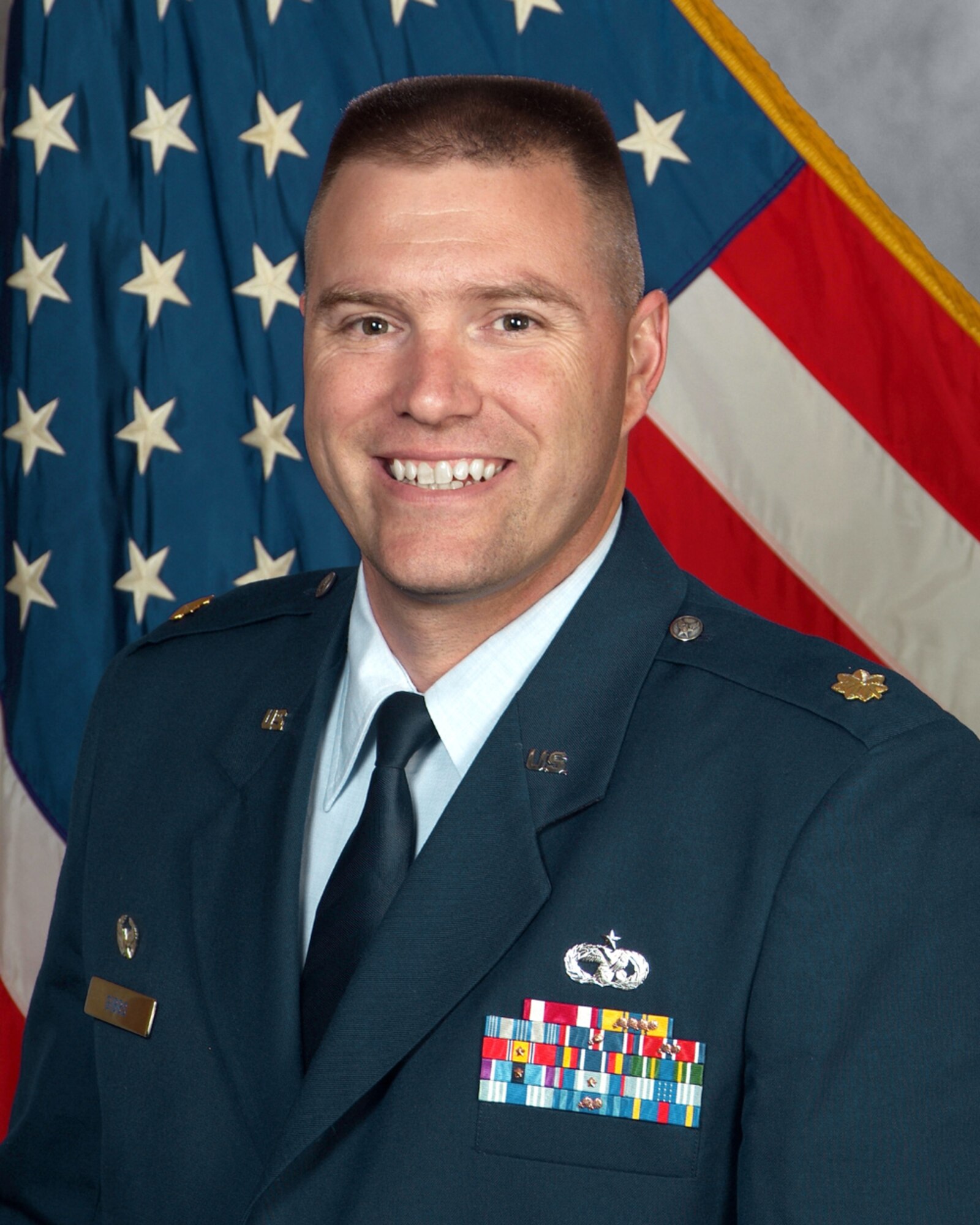 Maj. Darin Gibbs, 71st Logistics Readiness Squadron commander