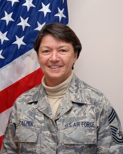 Air Force Reservist Chief Master Sgt. Jessica F. Palmer was selected 2007 Senior Noncommissioned Officer of the Year for the 940th Air Refueling Wing, Beale Air Force Base, Calif. The chief is the logistics plans superintendent for the 940th Logistics Readiness Squadron. (US Air Force photo/Maj Robert Couse-Baker).