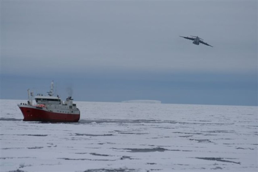 Emergency airdrop rescues stranded ship > U.S. Air Force > Article Display