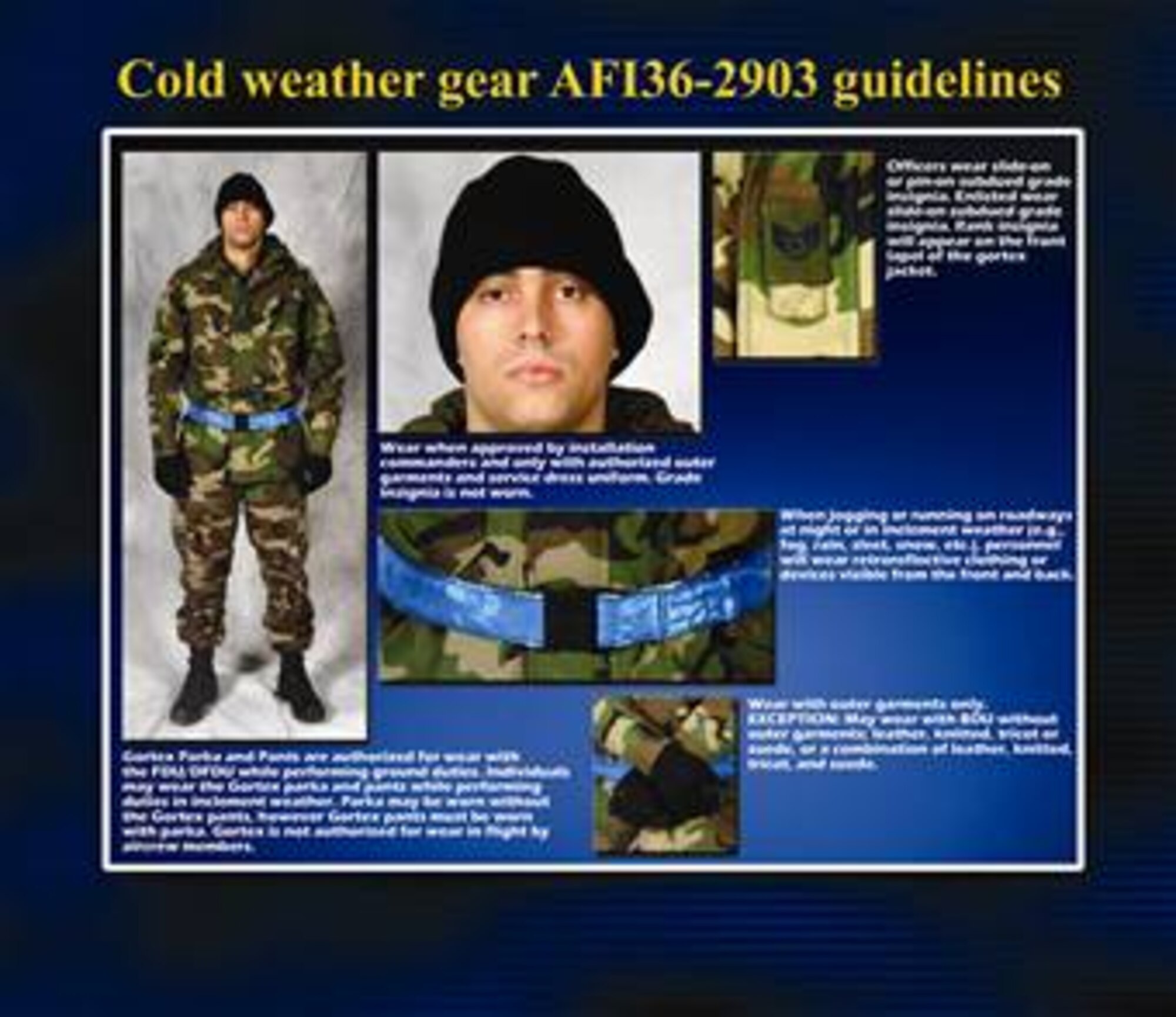 Do you know how to wear your winter weather gear?