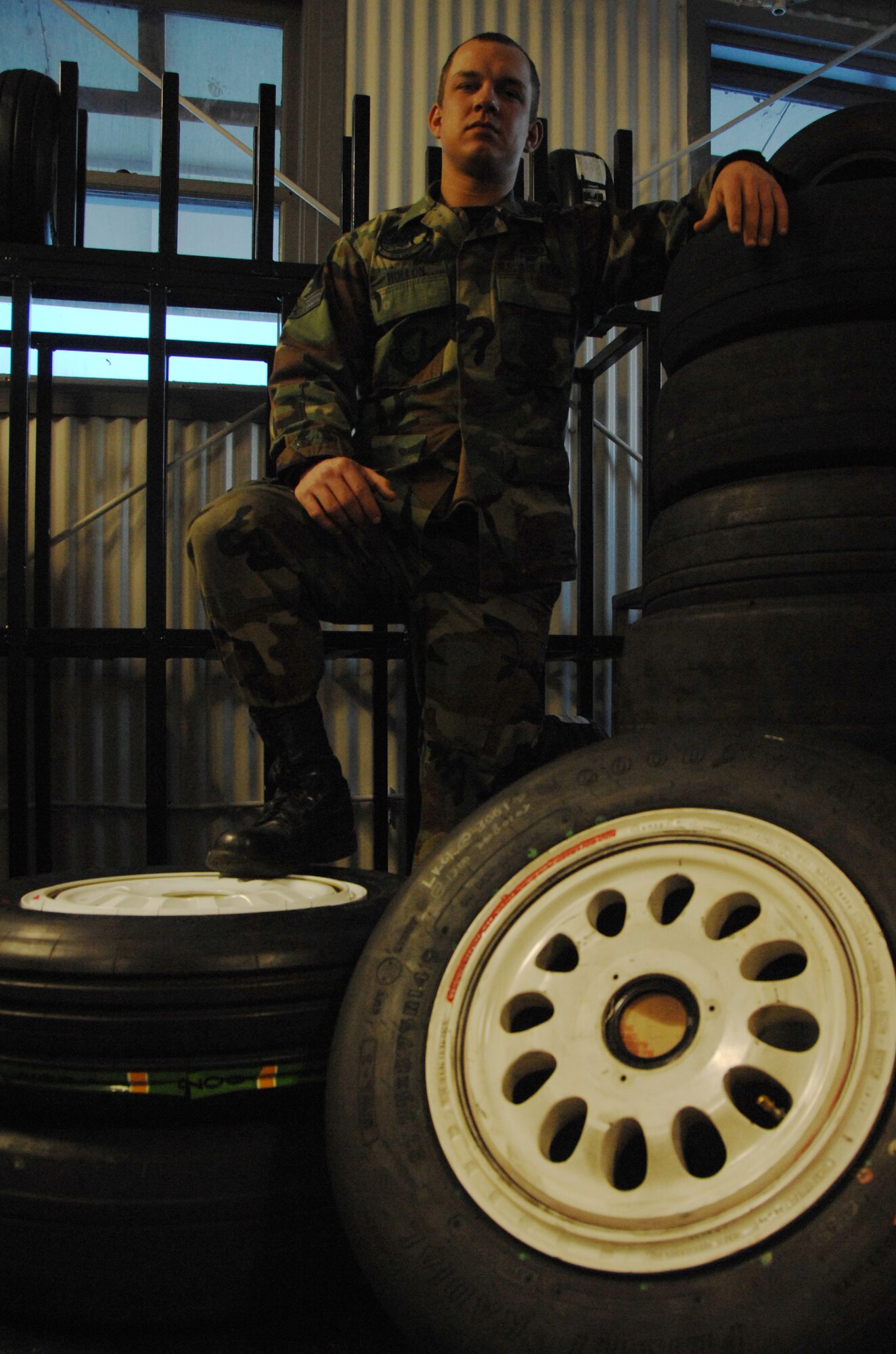 EIELSON AIR FORCE BASE, Alaska--Airman 1st Class William Hollon, 354th Aircraft Maintenance Squadron inspection section journeyman, is the Hall of Fame nominee for the week of Jan. 11 to 17. (U.S. Air Force photo by Airman 1st Class Christopher Griffin)