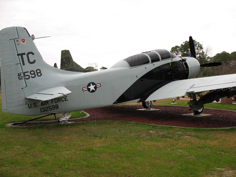 A-1E 52-132598 Skyraider, Memorial Air Park, Hurlburt Field, FL