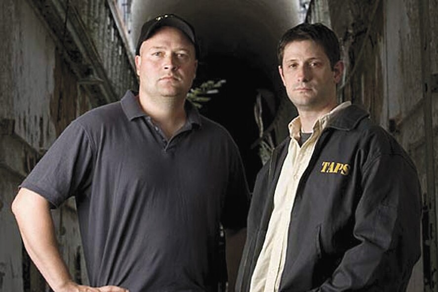 Jason Hawes and Grant Wilson from the popular SciFi Channel series Ghost Hunters will investigate unusual activity at Wright-Patterson Air Force Base.  (Courtesy photo)