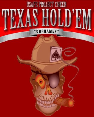 U.S. Air Forces in Europe Project Cheer is hosting seven weeks of Texas Hold’em every Saturday evening. Game registration begins at 5:30 p.m. at the Consolidated Club Complex and game time is 6 p.m.