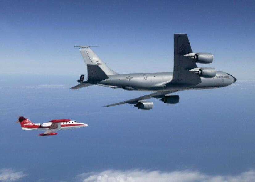 Automated aerial refueling flight test