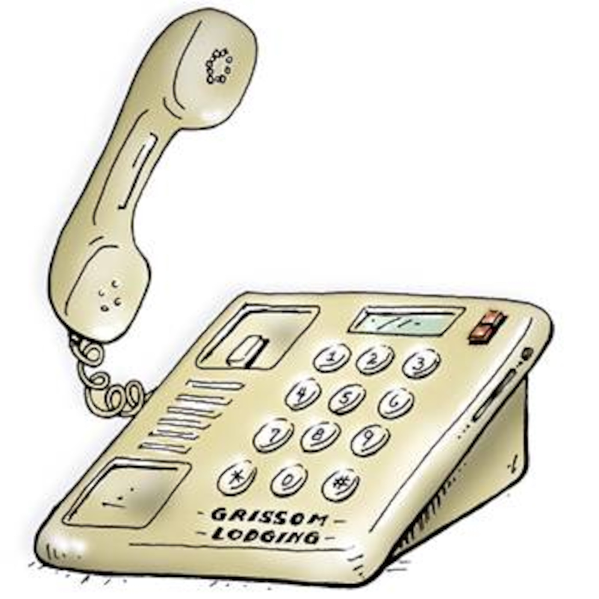 GRISSOM AIR RESERVE BASE, Ind., -- Airmen at Grissom making reservations for Grissom Lodging will be using an automated phone system to do so. (U.S.  Air Force illustration/SrA. Omar Delacruz)