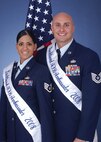 Tech. Sgt. Timothy Bruton, 737th Training Support Squadron, and Staff Sgt. Marsha Patin, 37th Contracting Squadron, were selected as the 2008 Lackland Ambassadors. The new ambassadors will represent Lackland Air Force Base, Texas, at a host of functions and community events, to include San Antonio and the surrounding areas. (USAF photo by Armando Flores)