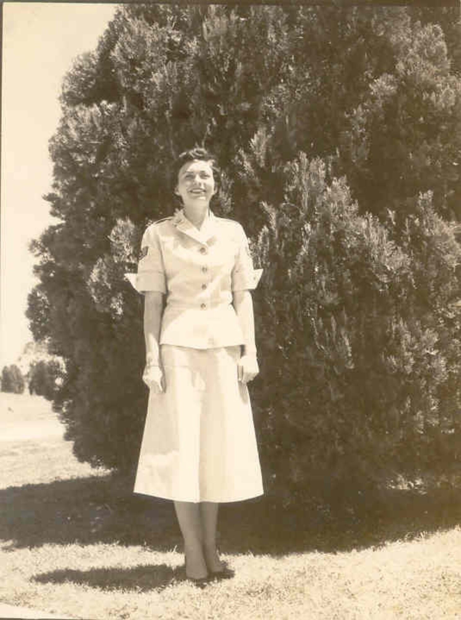 Bettye Krieter in her WAF uniform in 1953. (Photo courtesy of Bettye Krieter)