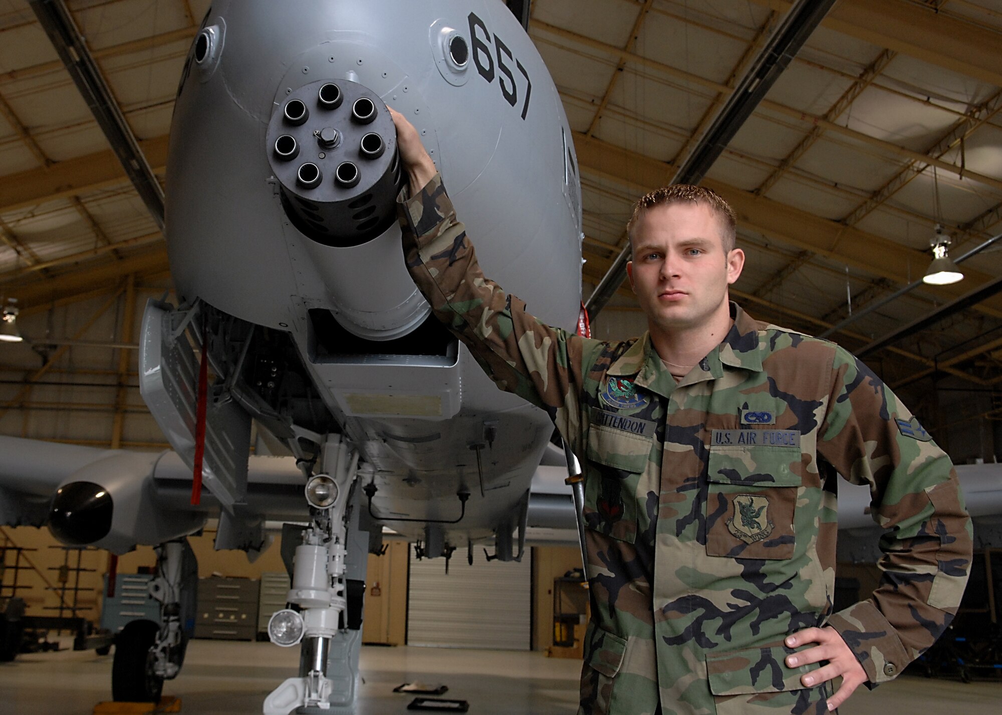 MOODY AIR FORCE BASE, Ga. -- Airman 1st Class Martin Crittendon is warrior of the week. (U.S. Air Force photo by Airman 1st Class Brittany Barker)