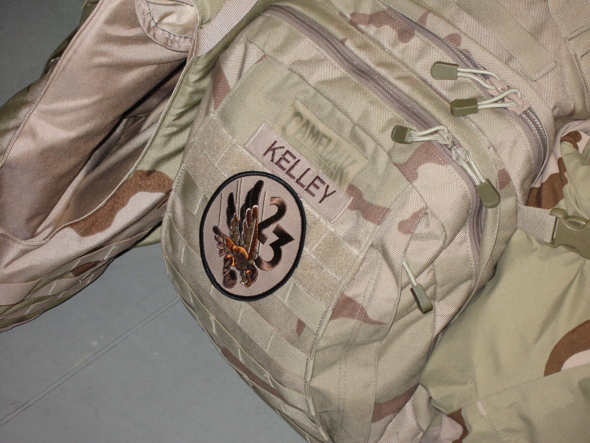 SPANGDAHLEM AIR BASE, Germany – A backpack sits ready to go as members of the 23rd Fighter Squadron wait for word that transportation into the area of responsibly is ready to leave here Jan. 18, 2008. (U.S. Air Force photo/Staff Sgt. Tammie Moore)