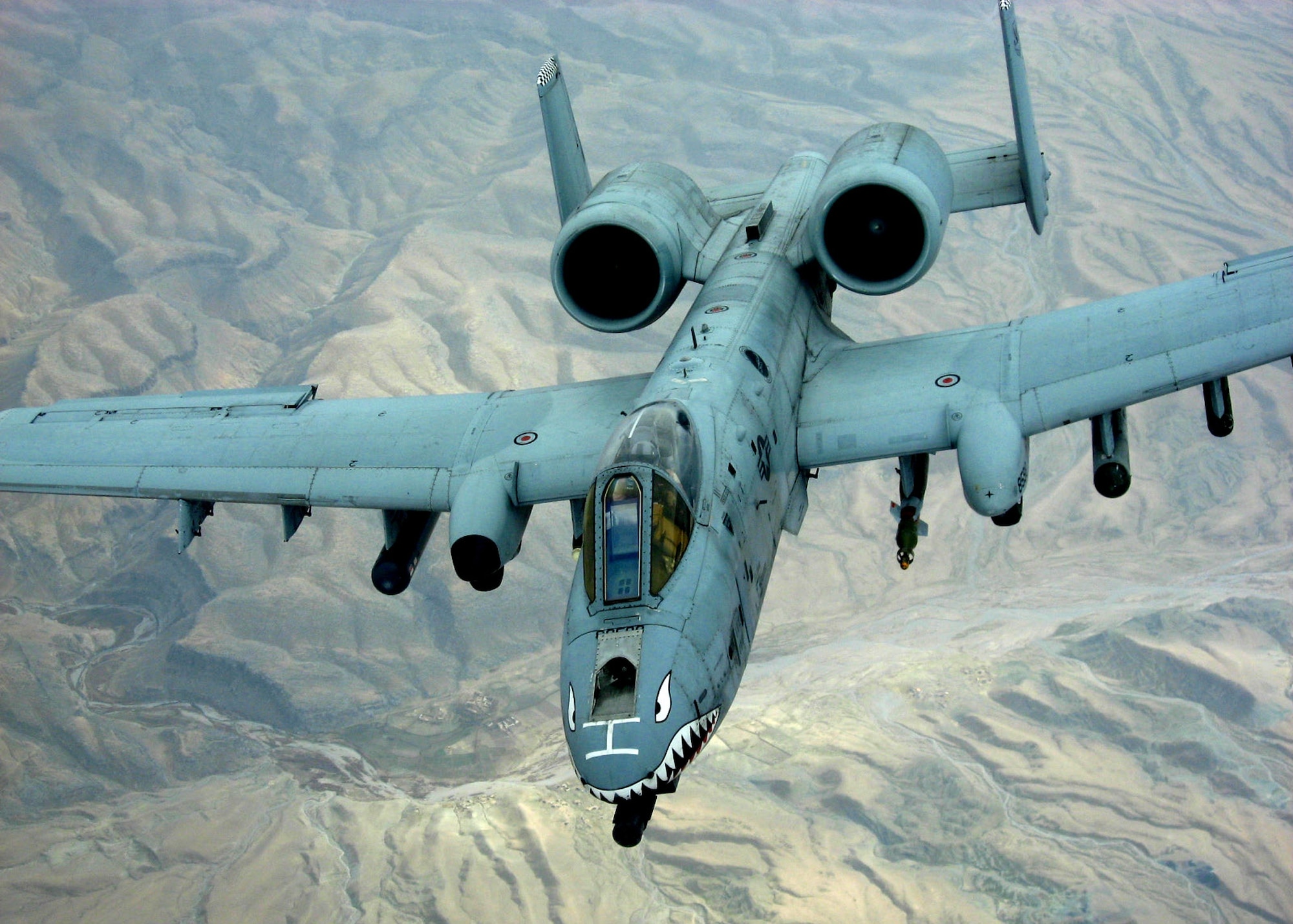 An A-10 Thunderbolt II, like this one, is among the various U.S. Central Command Air Forces air assets available for providing close-air support for International Security Assistance Force troops in contact with enemy forces in Iraq and Afghanistan. The A-10 is specially designed for close air support of ground forces and can be used against all ground targets, including tanks and other armored vehicles. (U.S. Air Force photo/Capt. Justin T. Watson)