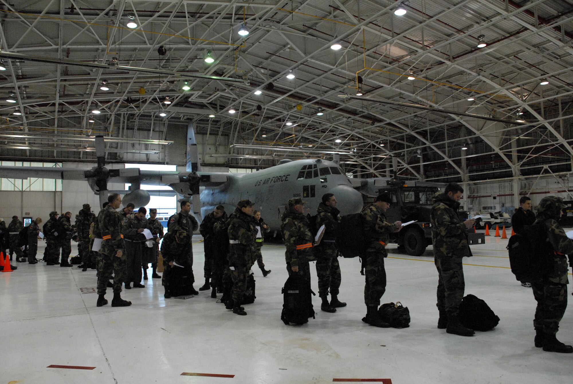 NIAGARA FALLS ARS, N.Y. - The 914th Airlift Wing returned in December from its Operational Readiness Inspection deployment to Gulfport, Mississippi.  Wing personnel were successful in demonstrating to the Inspector General that Niagara is truly current, qualified and ready to fight!  (U.S. Air Force photo/Michael Harvey)