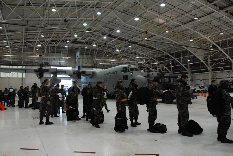 NIAGARA FALLS ARS, N.Y. - The 914th Airlift Wing returned in December from its Operational Readiness Inspection deployment to Gulfport, Mississippi.  Wing personnel were successful in demonstrating to the Inspector General that Niagara is truly current, qualified and ready to fight!  (U.S. Air Force photo/Michael Harvey)