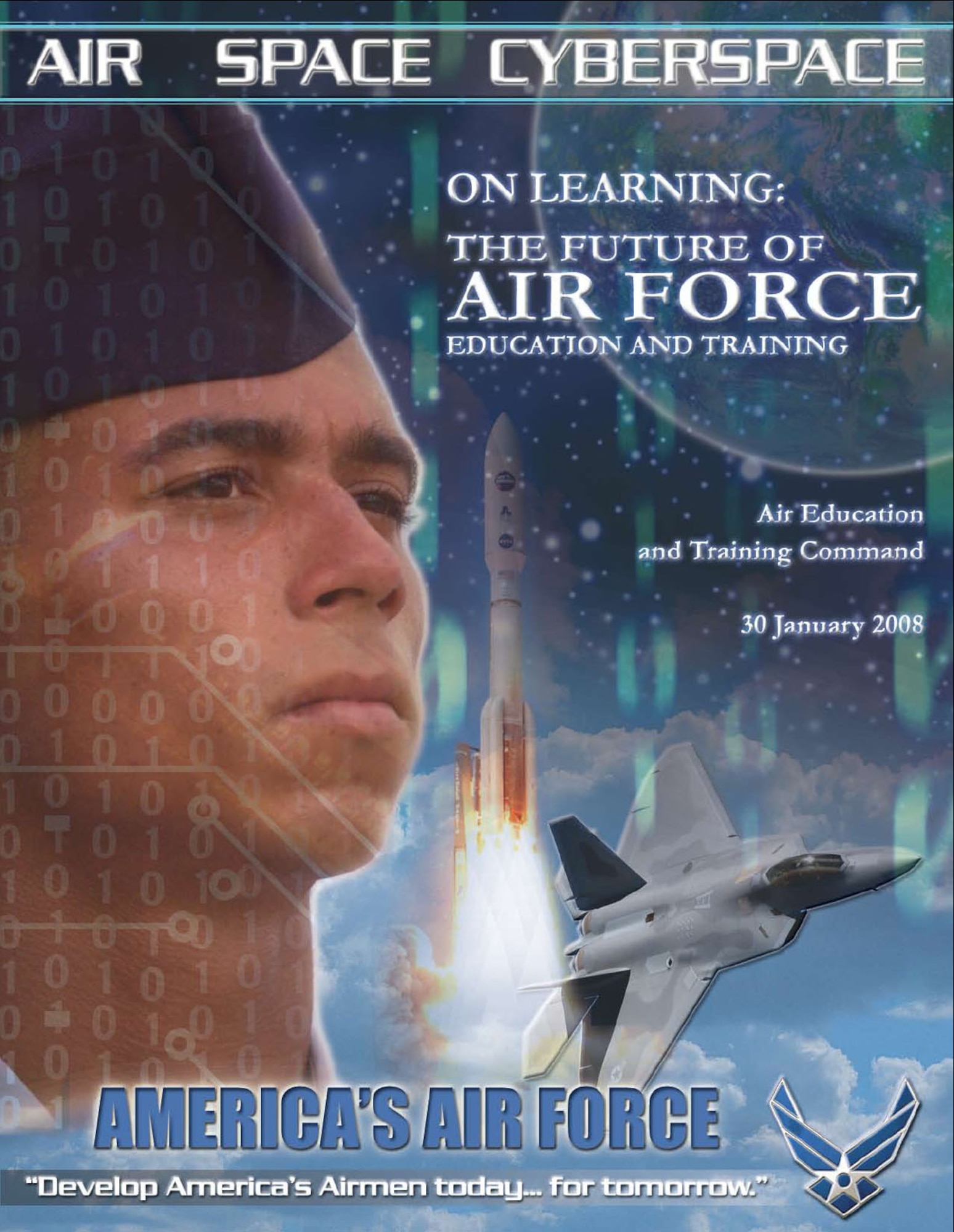 Air Education and Training Command White Paper - vision of Air Force education and training through 2030. (U.S. Air Force graphic)