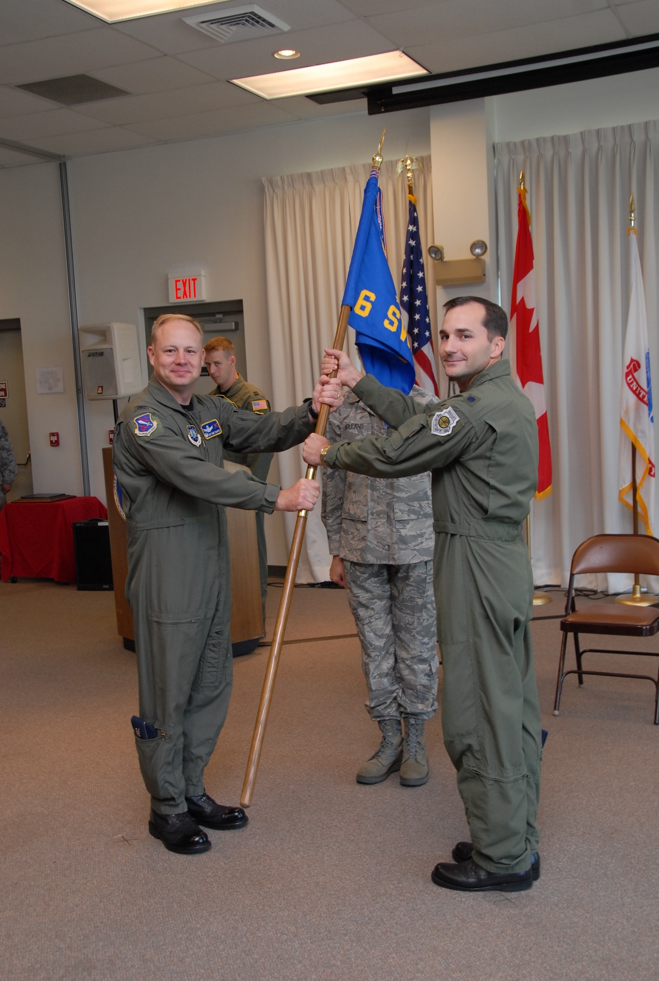 Lt. Col. Max Lantz takes command of the 6th Space Warning Squadron, Cape Cod Air Force Station, from Col Chris Crawford, 21st Operations Group commander, June 25.  Lt. Col. Lantz most recently served as Chief of Strategy for the 614th Air and Space Operations Center at Vandenberg AFB, CA.   