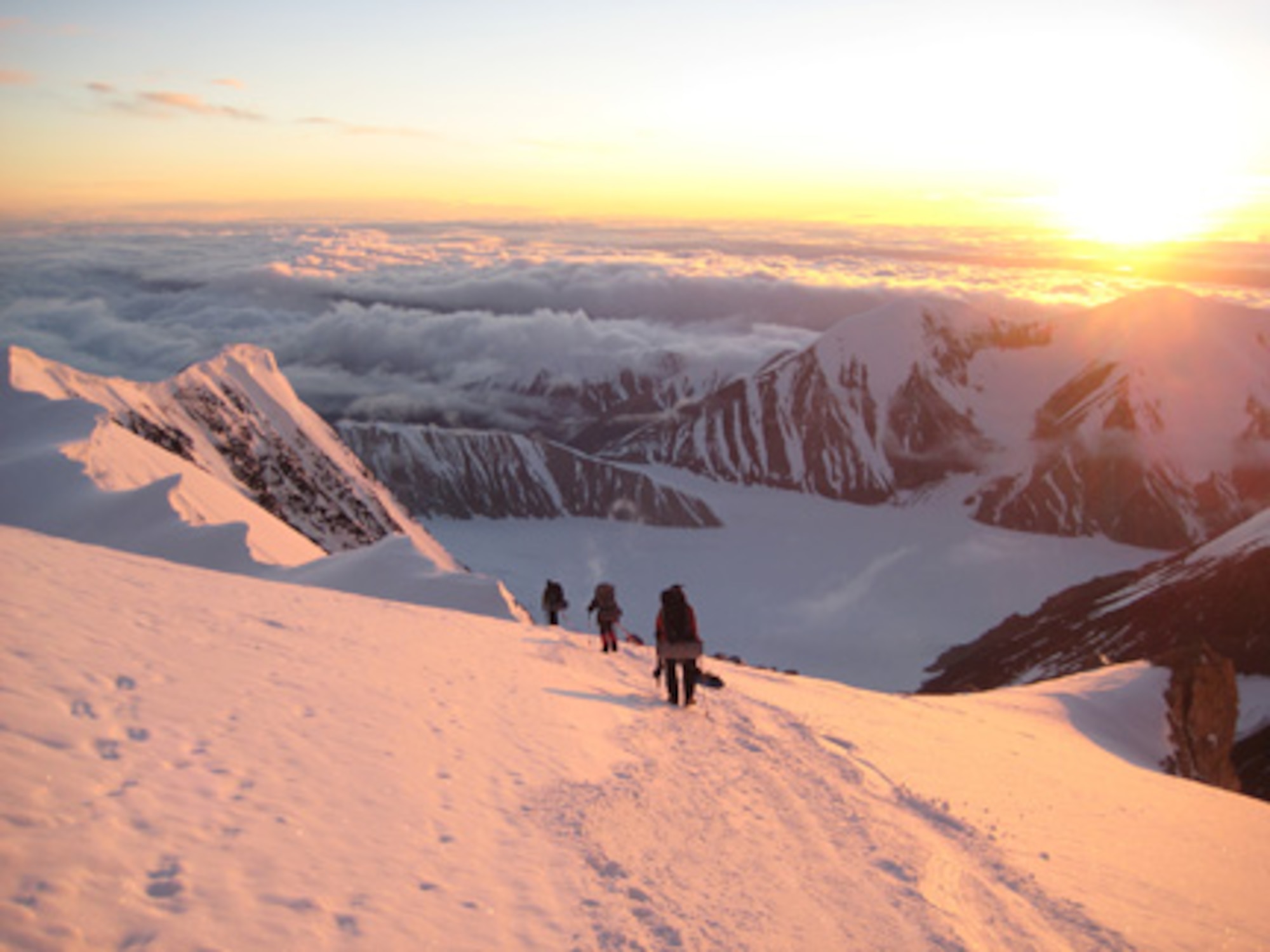 Mount McKinley, a 20,3200 foot climb, also known as Denali, is the fourth summit on the way to completing the U.S. Air Force Seven Summits Challenge. (courtesy photo)
