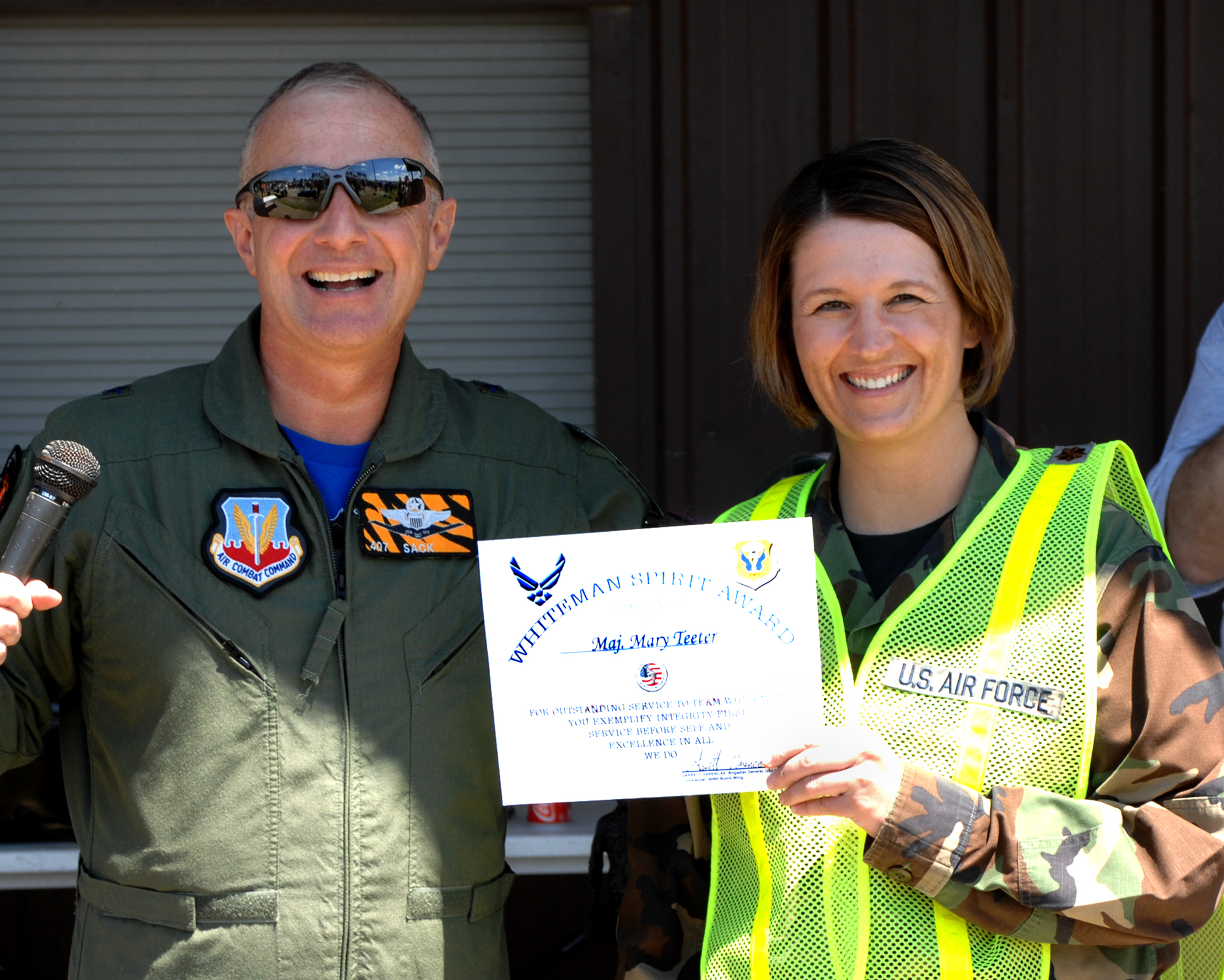 Whiteman Spirit Award > Whiteman Air Force Base > Article Display