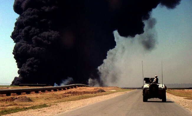 Dealing with roadside bombs is part of the danger Airmen face while deployed in combat areas, but sometimes the roadways back home aren't much friendlier. Twenty Air Force members already have died this fiscal year in preventable vehicle mishaps. (U.S. Air Force photo by Senior Airman Stephen Szczurek)