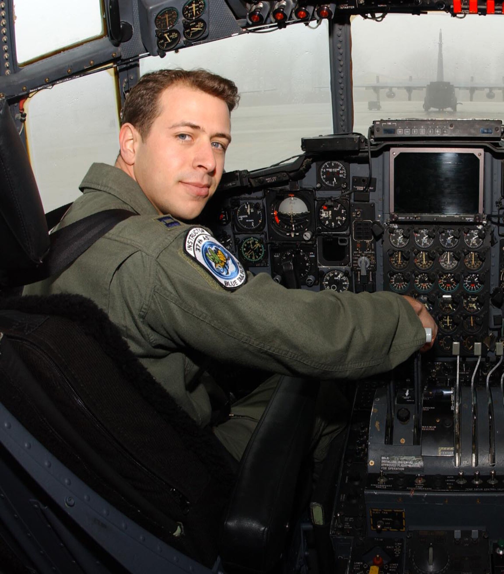 Capt. Dan Santoro, 37th Airlift Squadron pilot, graduated at the top of his Weapons School class June 14. (Photo by Senior Airman Erin Peterson)