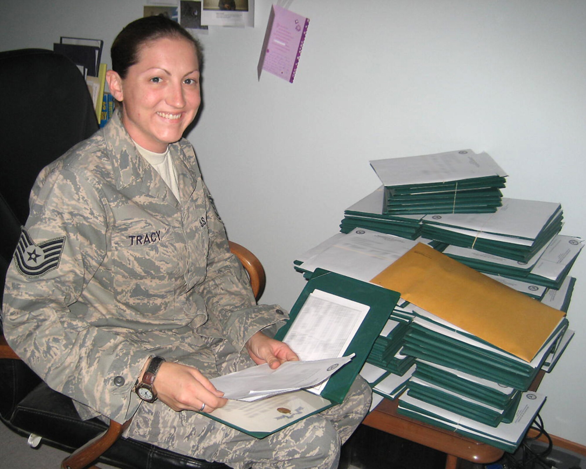 SOUTHWEST ASIA -- Technical Sgt. Denete Tracy (U.S. Air Force courtesy photo)