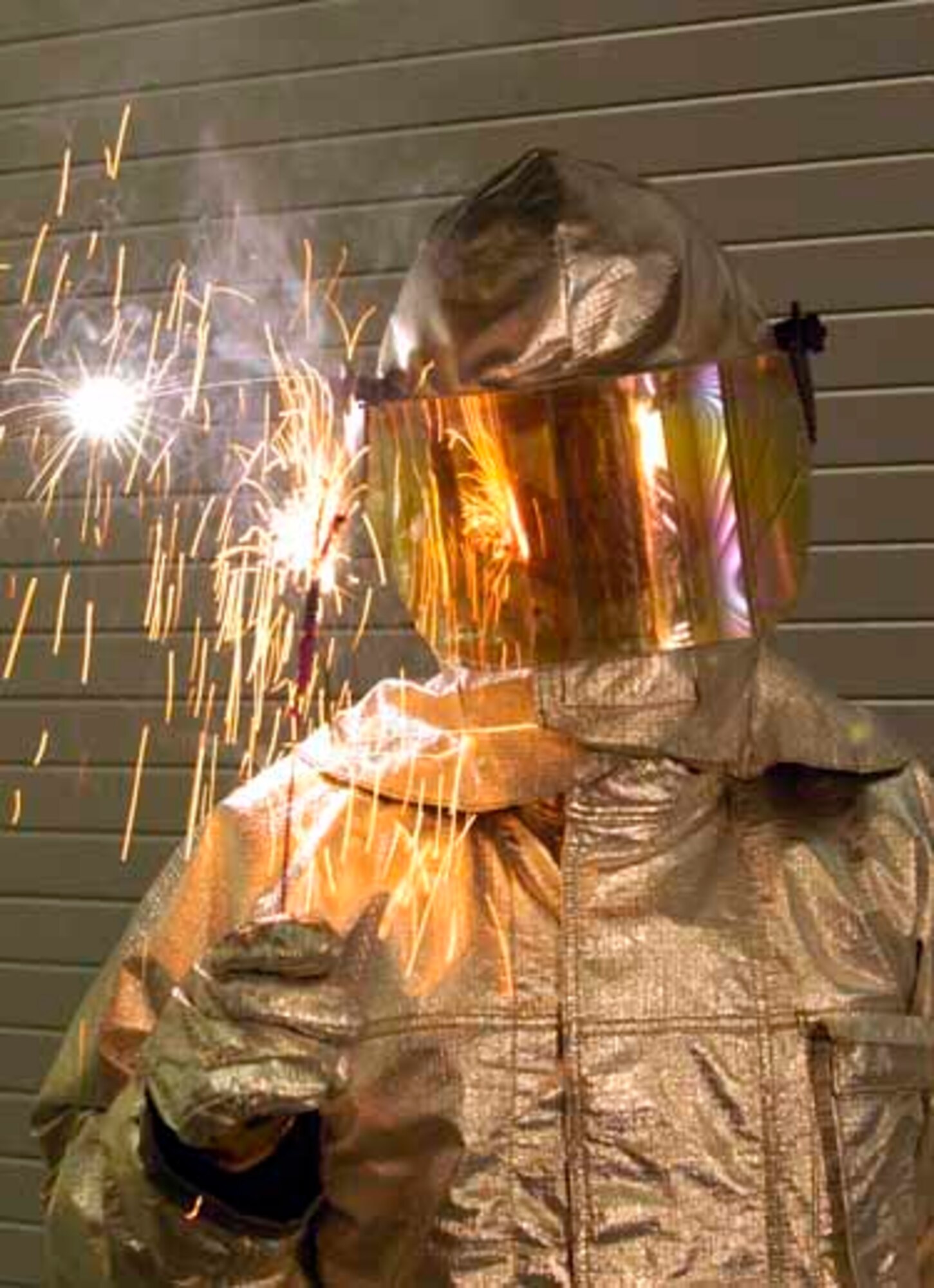 Many people think sparklers are some of the safest fireworks on the market.  They aren't.  According to officials, sparklers can reach 1,800 degrees.  Personnel are reminded that fireworks are not allowed on Tinker Air Force Base.  (Air Force photo by Margo Wright)