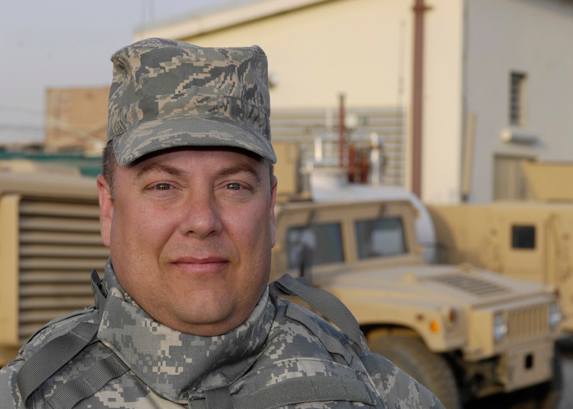 BAGRAM AIR FIELD, Afghanistan - Tech Sgt. Daren Dykes, 455th Air Expeditionary Wing manpower analyst, is deployed from the 325th Fighter Wing, Tyndall Air Force Base, Fla., (U.S. Air Force photo by Master Sgt. Demetrius Lester)