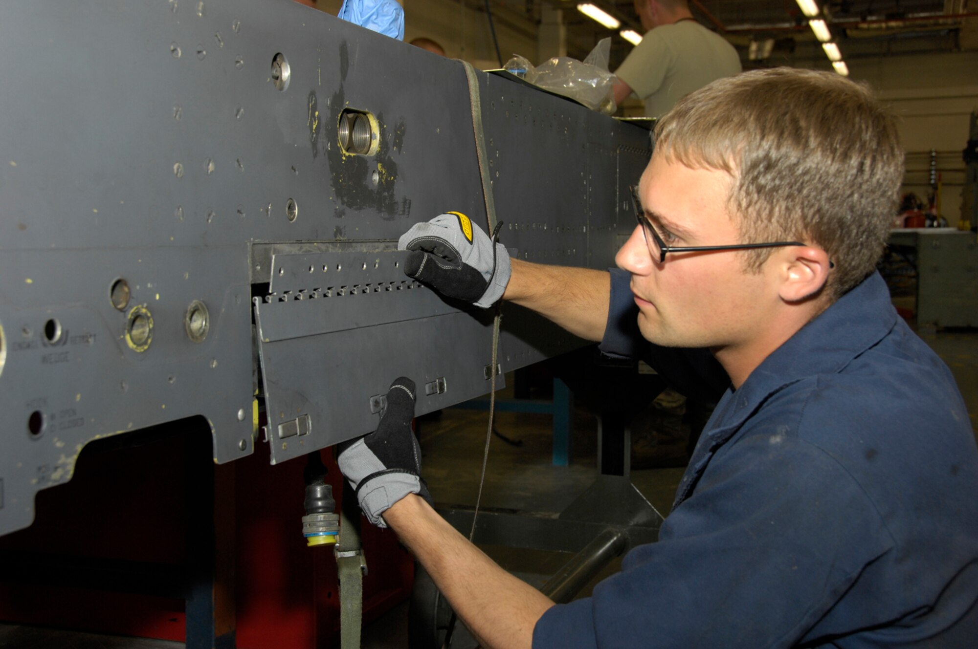 Senior Airman Mathew Foster, 48th Equipment Maintenance Squadron aircraft structural maintenance journeyman, was nominated for the Liberty spotlight by his chain of command because he epitomizes the core value of "Service Before Self." 